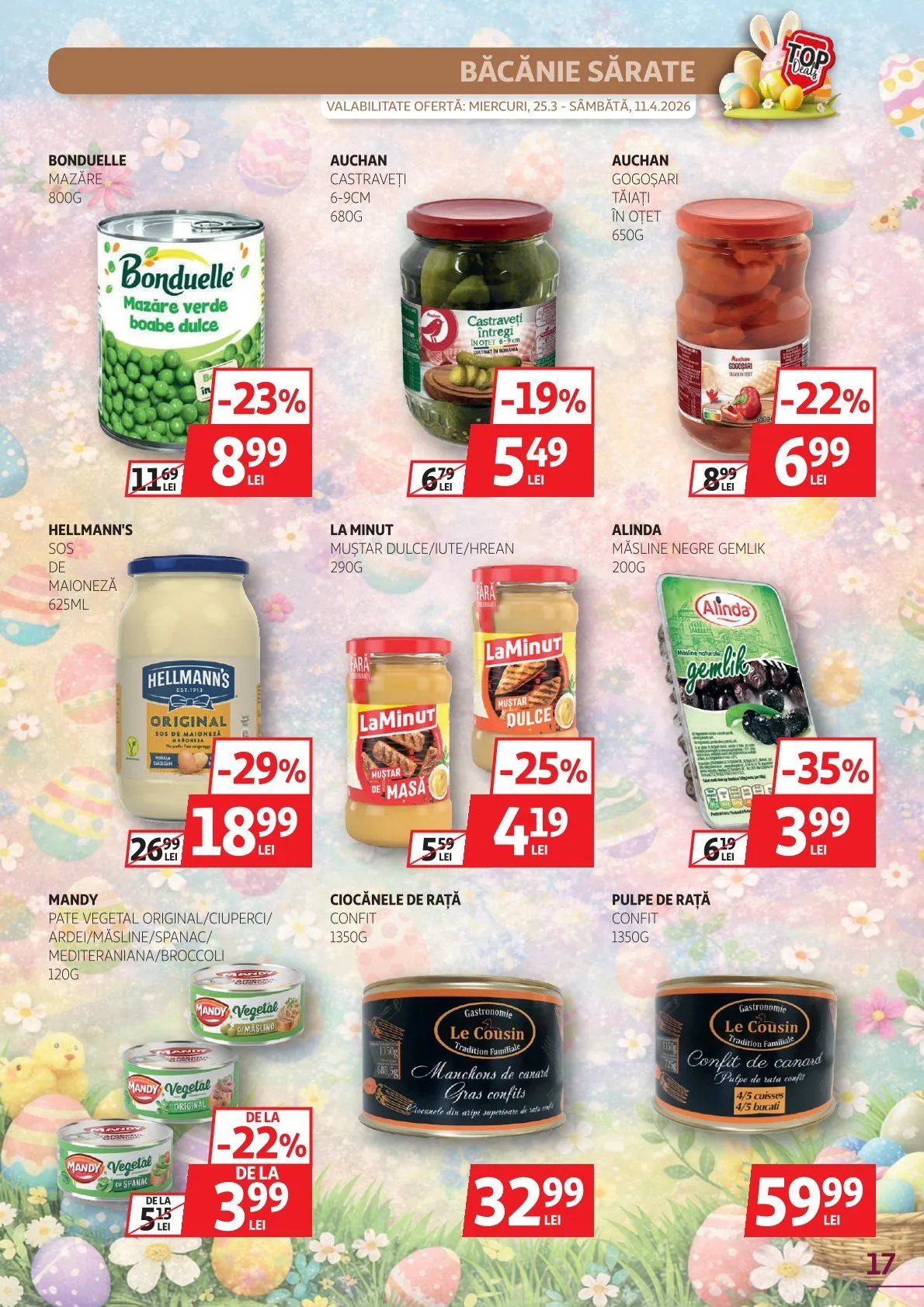 Catalog Ofertă de neratat specială Auchan de la 25 martie până la 11 aprilie 2026 - Revista Pagina 17