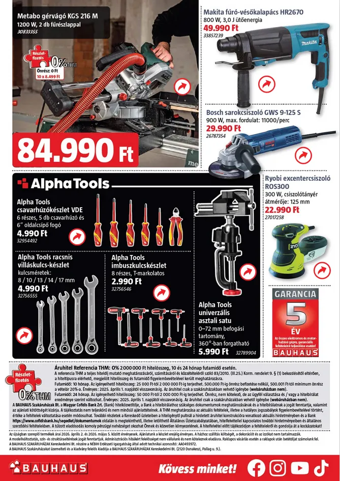 Katalógus Bauhaus legfrissebb ajánlatai április 2.-tól május 5.-ig 2026. - Oldal 17