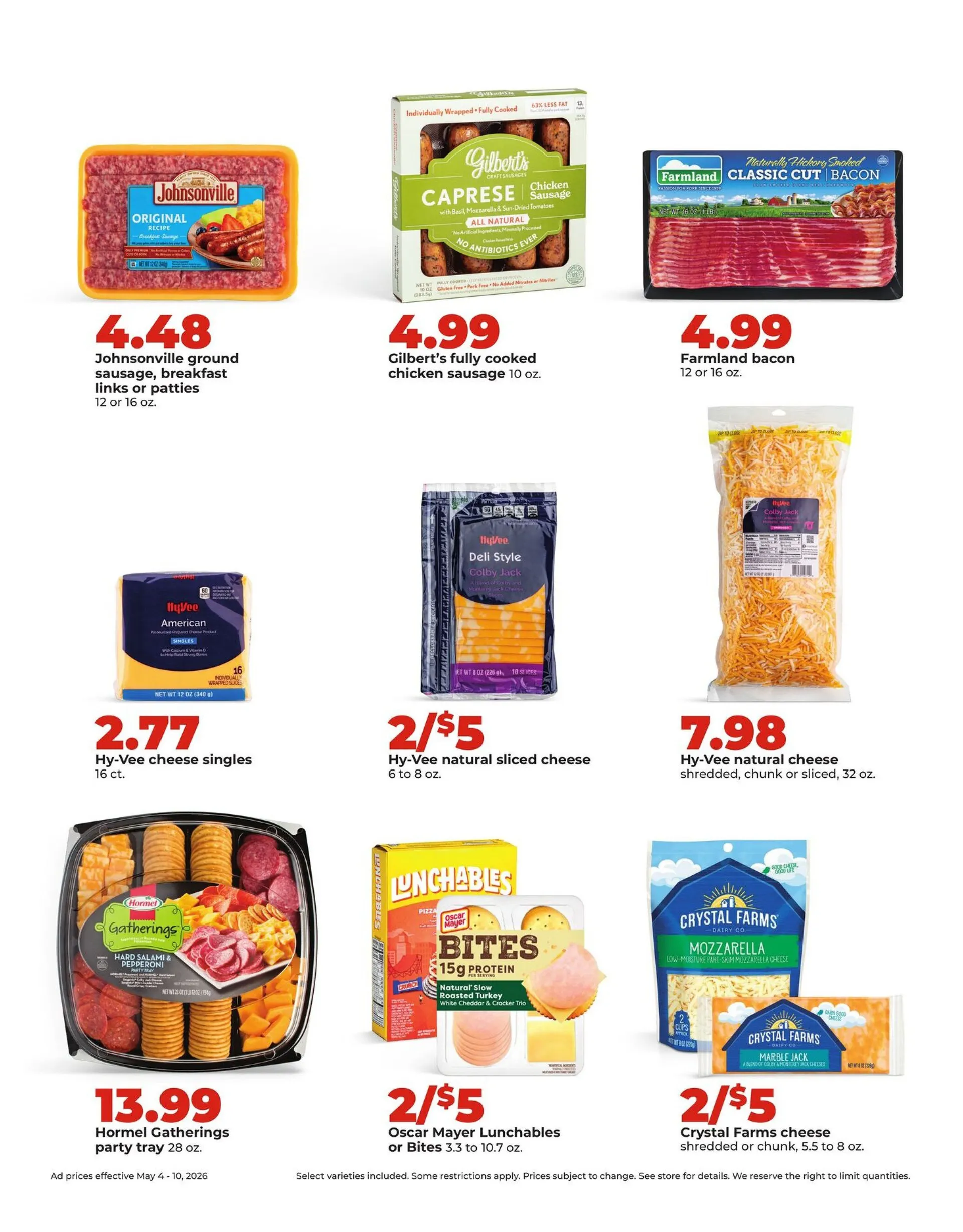 Weekly promotion  HyVee Sales spanning from May 4 to May 10 2026 - Page 16 for Catalogue 365