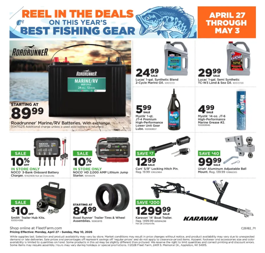 Weekly promotion Fleet Farm Sales spanning from April 27 to May 3 2026 - Page 17 for Catalogue 365