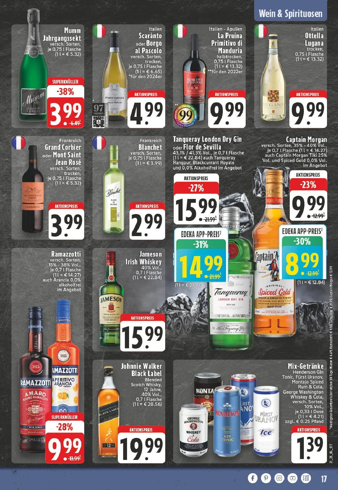 Edeka Prospekt von 19. Mai bis 24. Mai 2025 - Prospekt seite 17