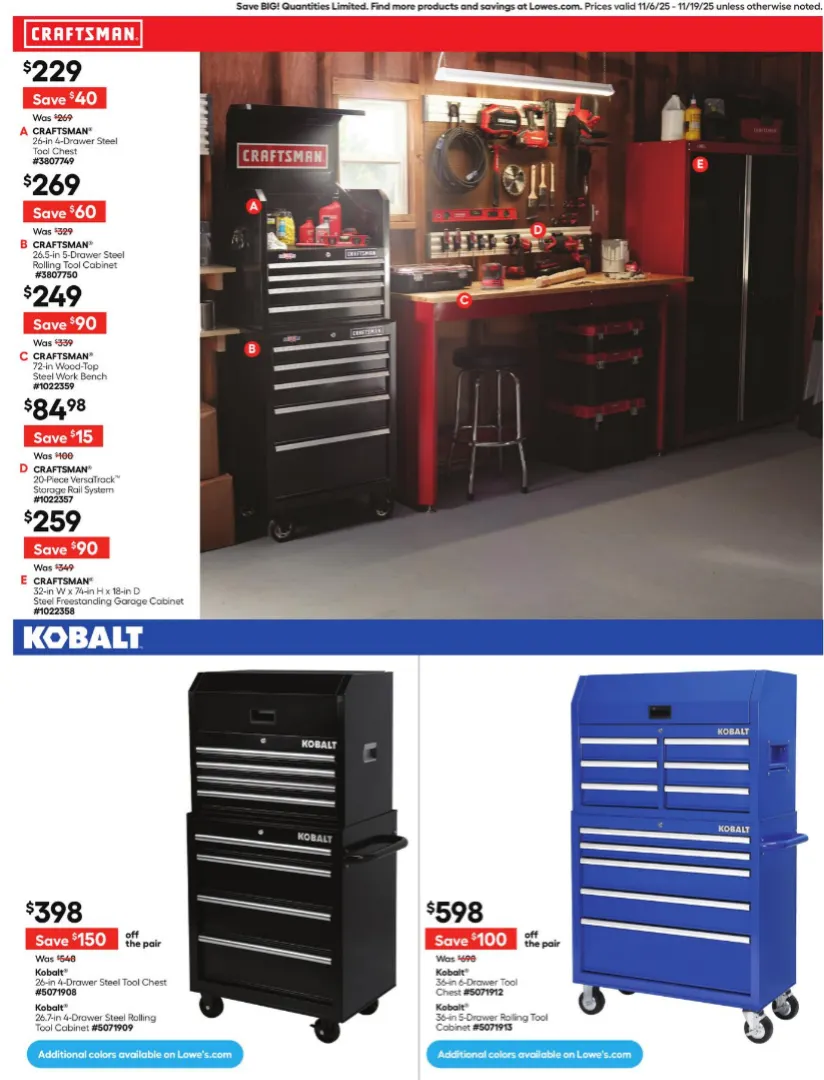 Weekly ad Lowe's Sales from November 6 to November 19 2025 - Page 17