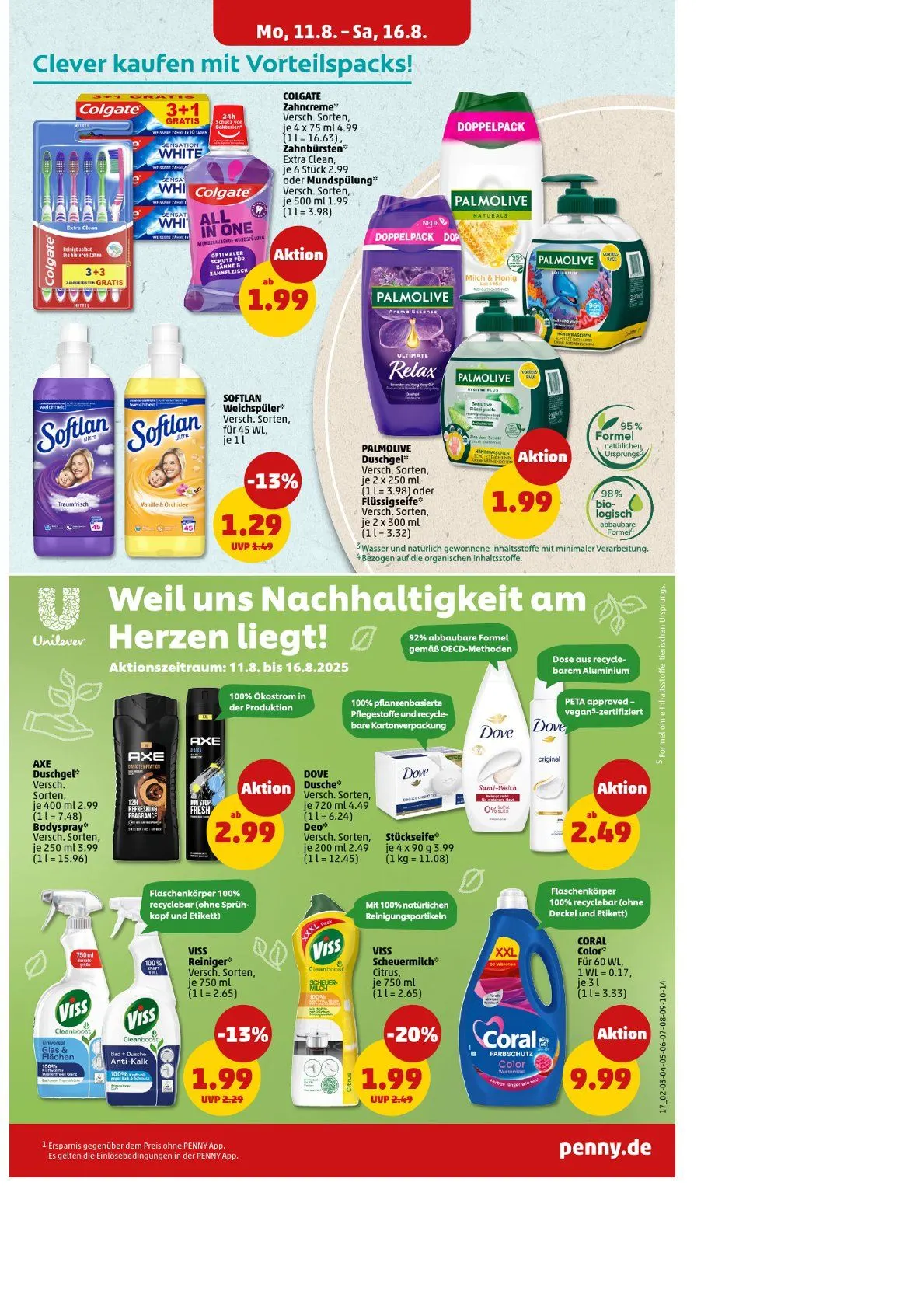 Penny Prospekte von 11. August bis 16. August 2025 - Prospekt seite 17