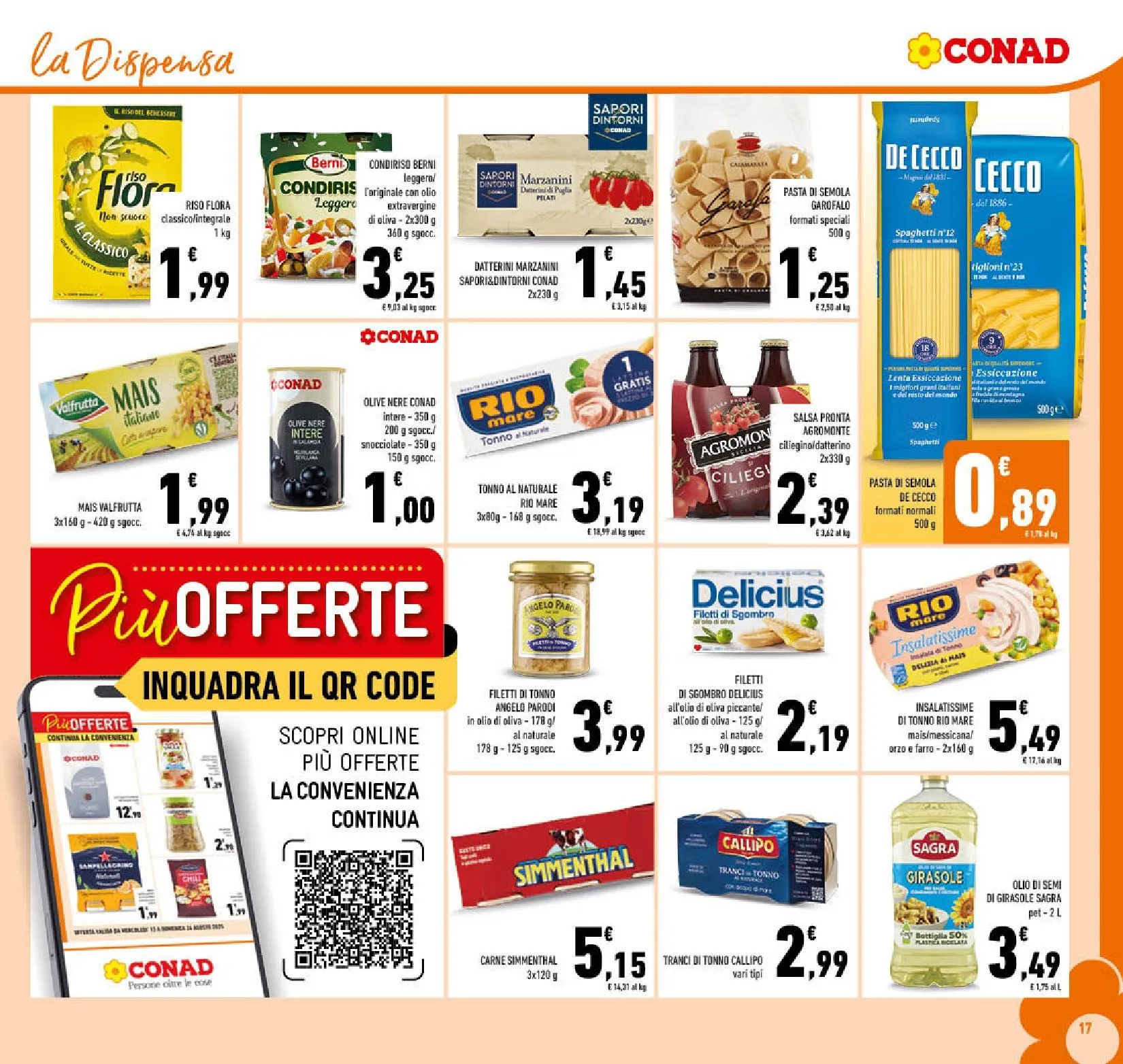 Volantini Conad da 13 agosto a 24 agosto di 2025 - Pagina del volantino 17
