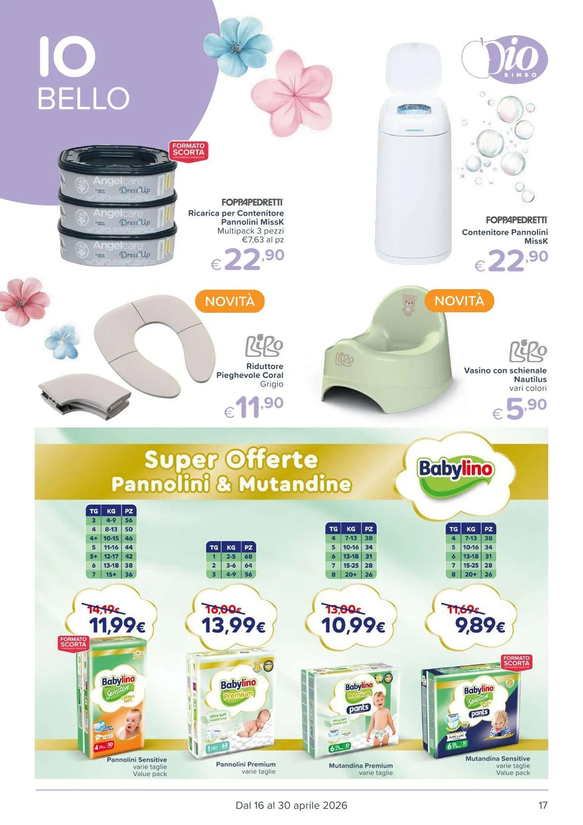  Volantini Io Bimbo da 16 aprile a 30 aprile di 2026 - Pagina del volantino 17