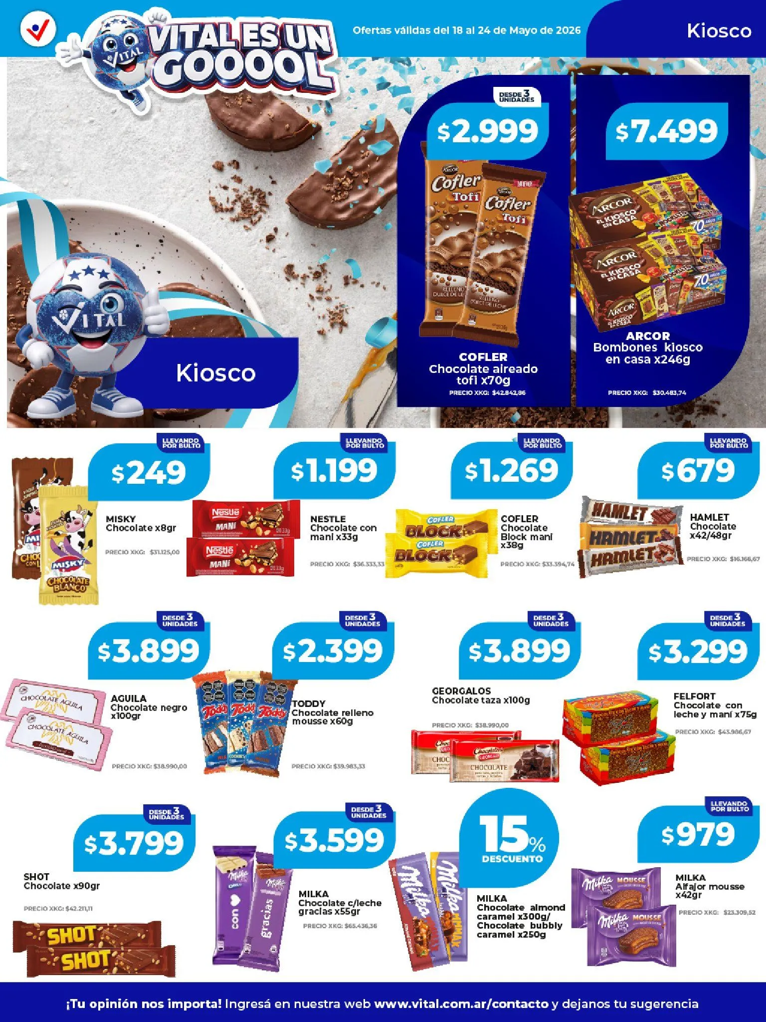 Ofertas de Vital Ofertas 18 de mayo al 24 de mayo 2026 - Página 17 del catálogo