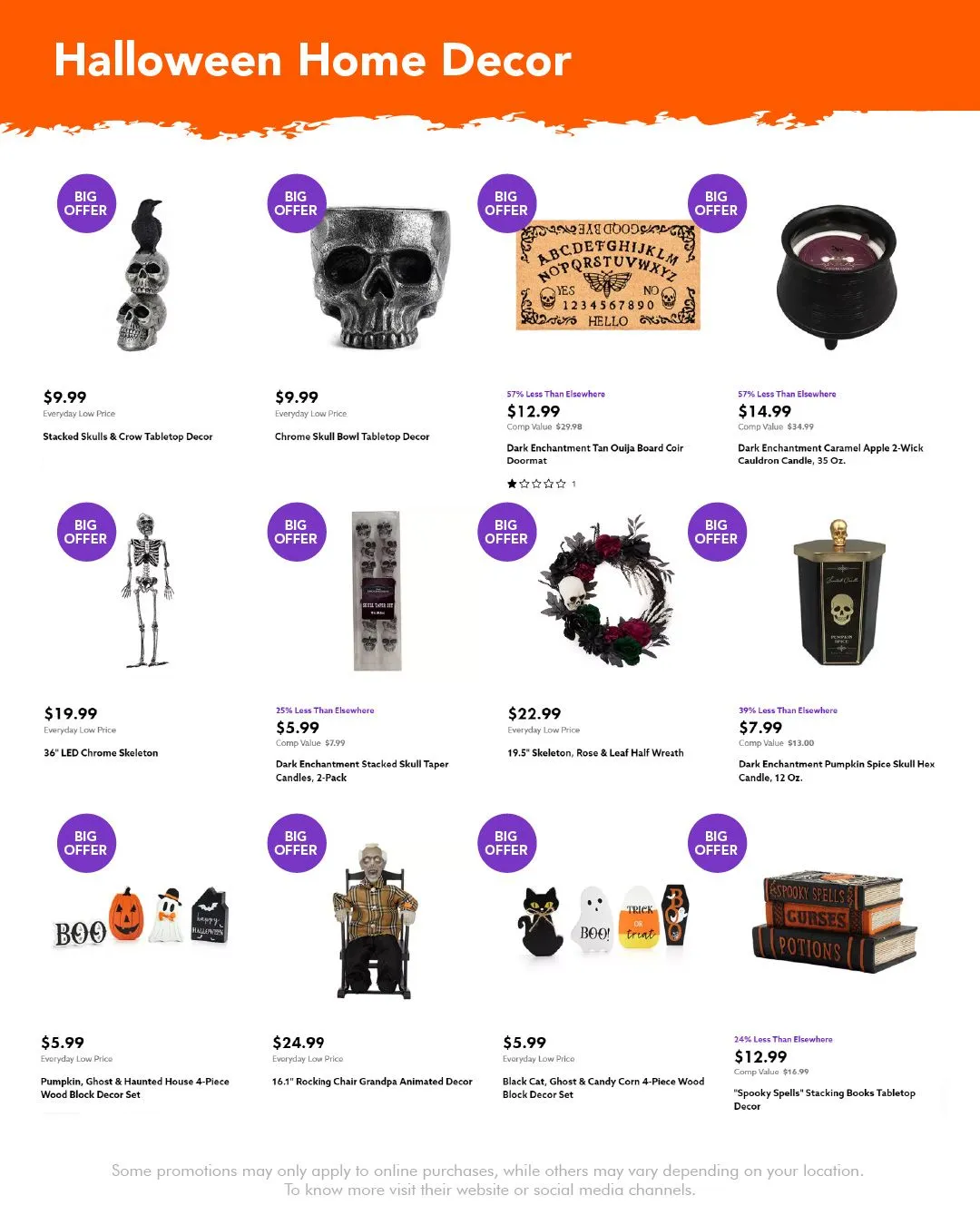 Weekly ad Halloween Decorations from August 14 to September 18 2024 - Page 16