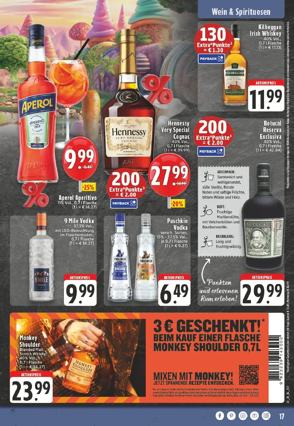 Edeka Prospekte von 5. Oktober bis 10. Oktober 2025 - Prospekt seite 17