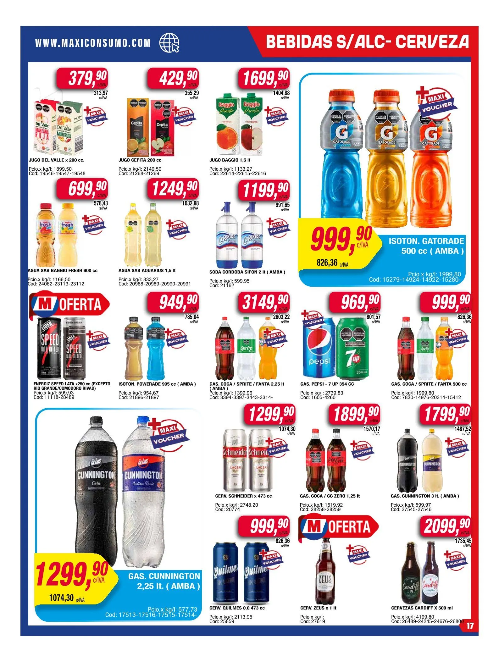 Ofertas de Ofertas Maxiconsumo 11 de agosto al 17 de agosto 2025 - Página 17 del catálogo