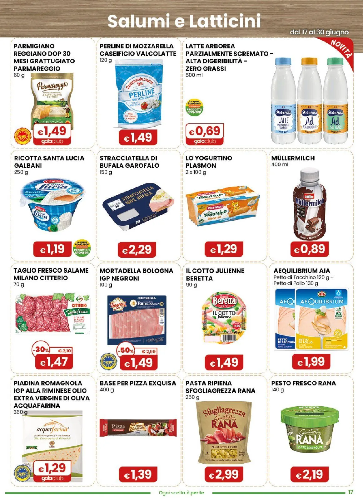  Volantini Gala Supermercati da 17 giugno a 30 giugno di 2026 - Pagina del volantino 17