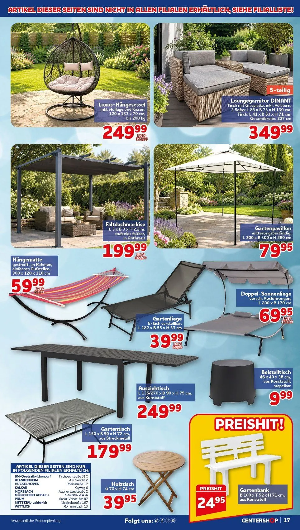 CENTERSHOP Prospekte von 13. Juli bis 18. Juli 2026 - Prospekt seite 17