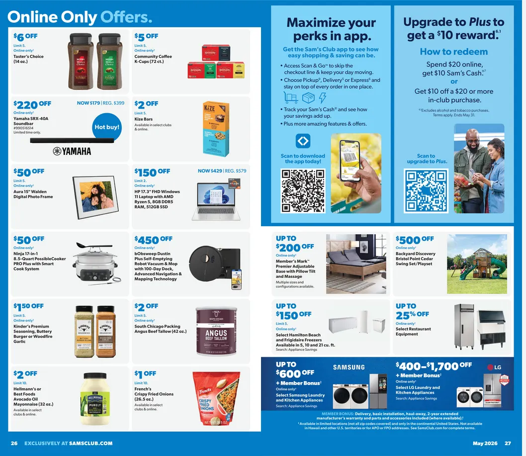 Weekly ad Sam ´s club Sales from April 1 to May 31 2026 - Page 17