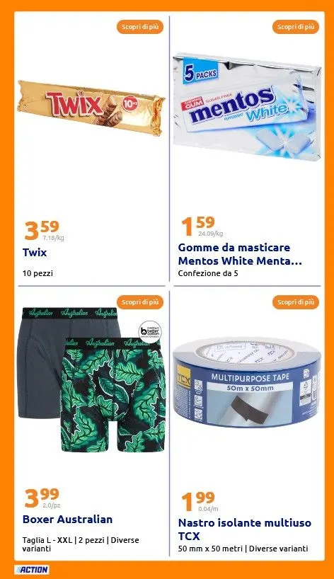 Action Volantino da 16 aprile a 22 aprile di 2025 - Pagina del volantino 17