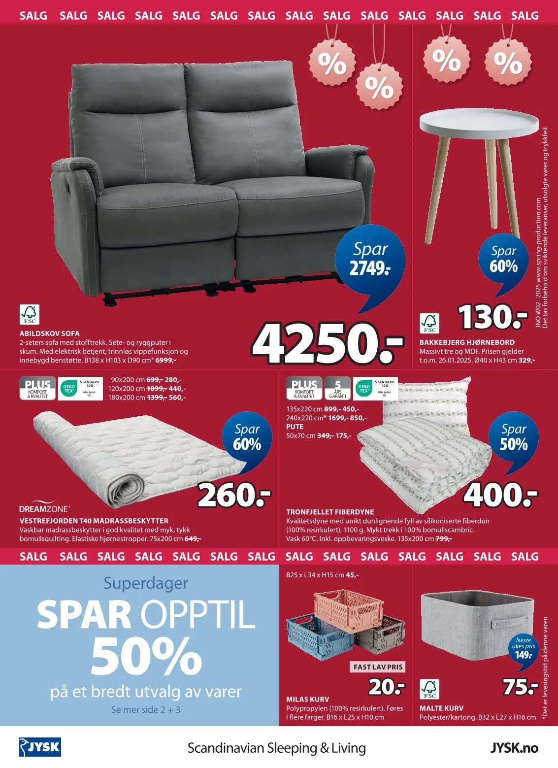 JYSK Tilbud fra 7. januar til 12. januar 2025 - kundeavisside 17