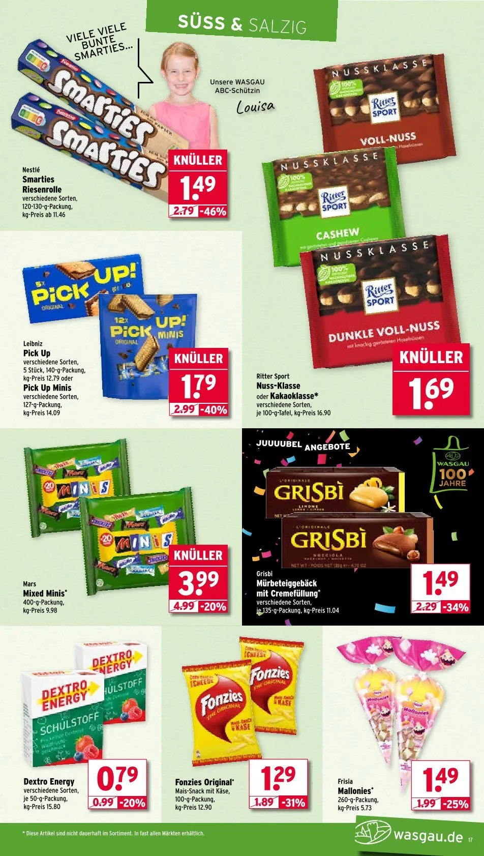 Wasgau Prospekte  von 11. August bis 16. August 2025 - Prospekt seite 17