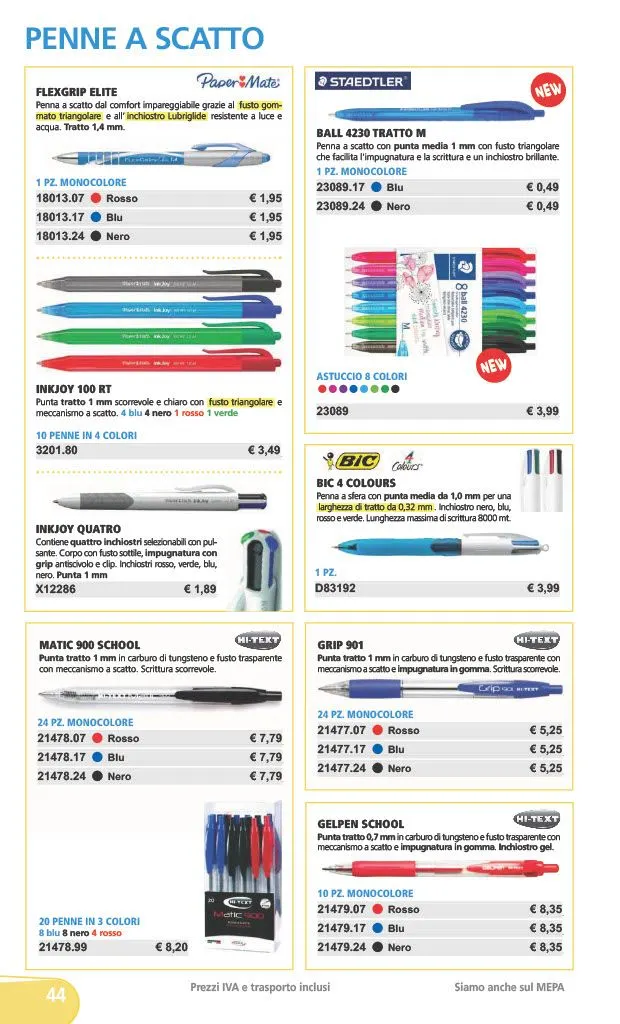 PRIMARIA E SECONDARIA DI 1° GRADO da 1 gennaio a 31 dicembre di 2024 - Pagina del volantino 138