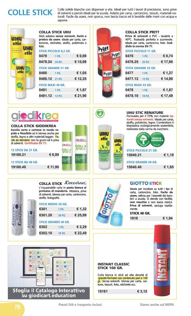 PRIMARIA E SECONDARIA DI 1° GRADO da 1 gennaio a 31 dicembre di 2024 - Pagina del volantino 72