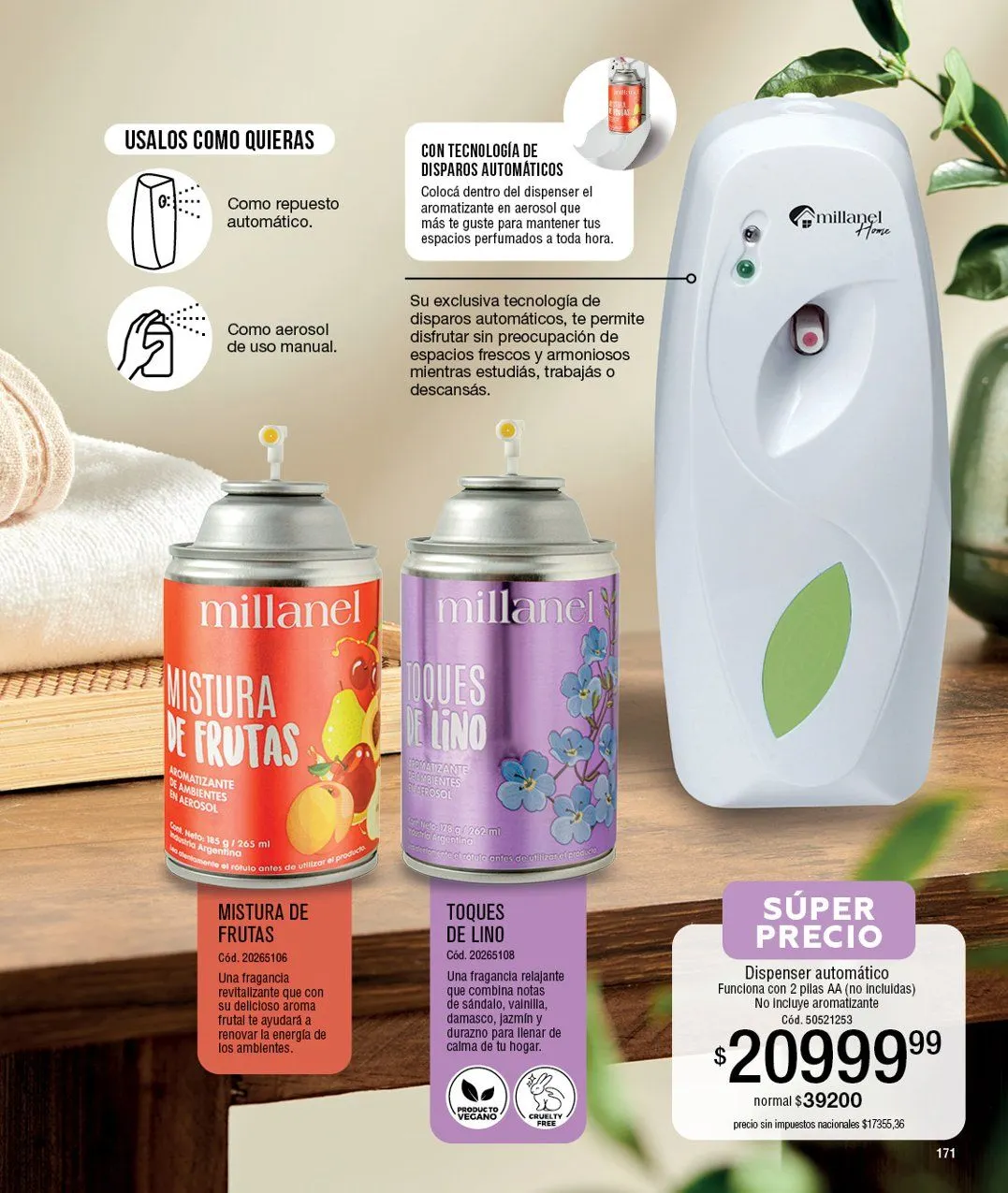 Ofertas de  Ofertas Millanel 15 de septiembre al 19 de octubre 2025 - Página 171 del catálogo