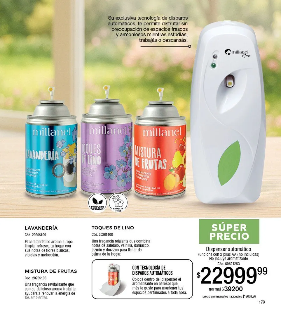 Ofertas de Catalogo Millanel 20 de octubre al 10 de noviembre 2025 - Página 173 del catálogo