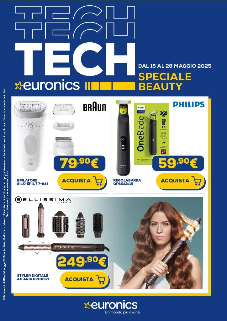 Offerta speciale di Euronics da 15 maggio a 28 maggio di 2025 - Pagina del volantino 1