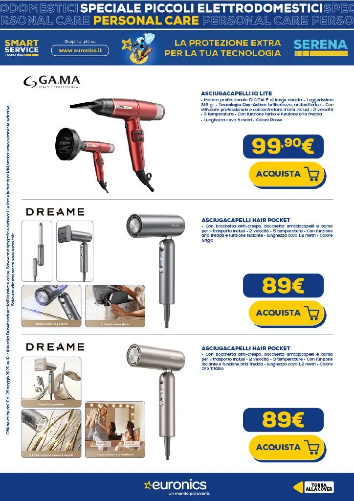 Offerta speciale di Euronics da 15 maggio a 28 maggio di 2025 - Pagina del volantino 3