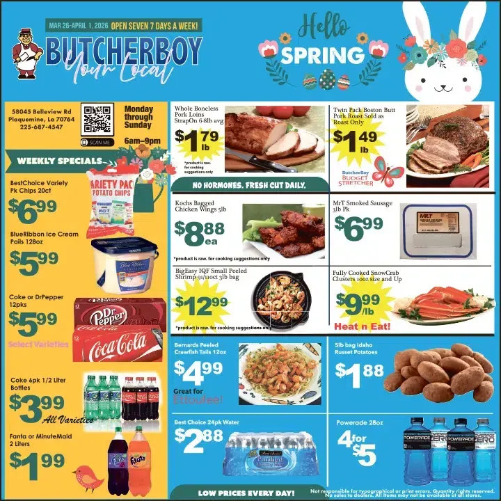 Butcher Boys weekly ads from March 24 to April 1 2026 - flyer page 1