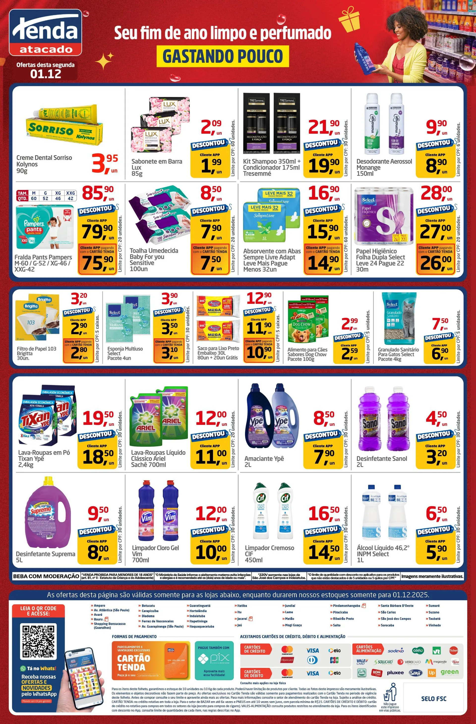 Encarte de Tenda Atacado Ofertas 1 de dezembro até 5 de dezembro 2025 - Pagina 2