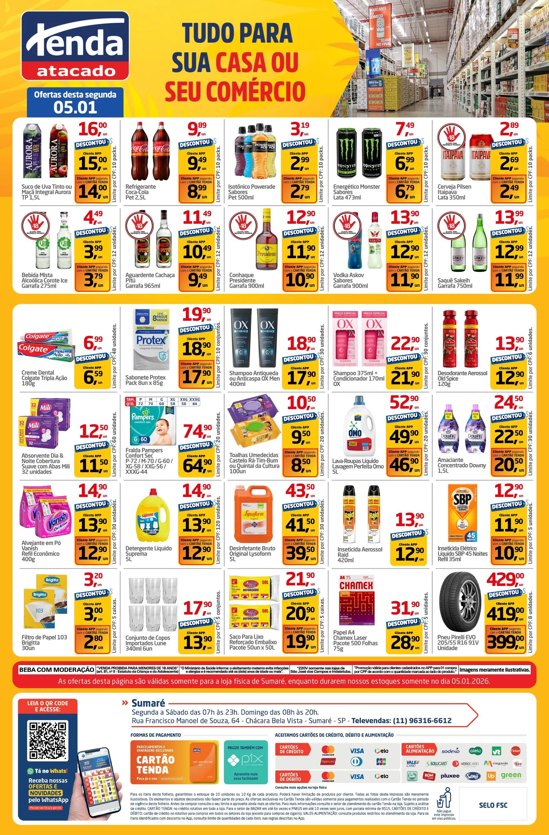 Encarte de  Folhetos Tenda Atacado 5 de janeiro até 5 de janeiro 2026 - Pagina 2