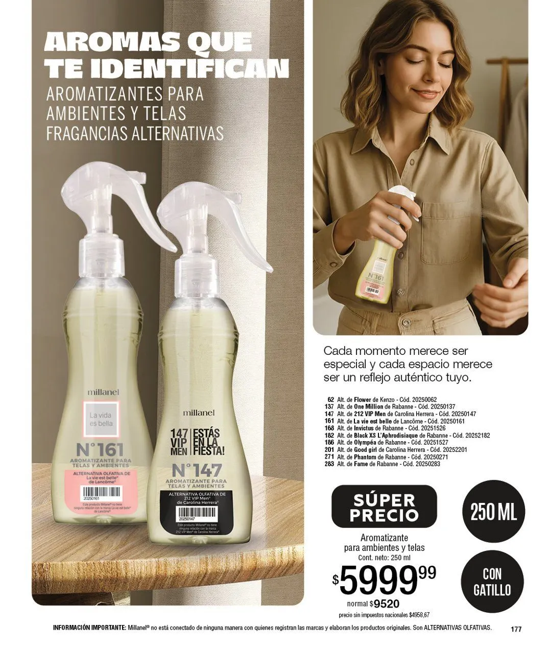 Ofertas de  Ofertas Millanel 15 de septiembre al 19 de octubre 2025 - Página 177 del catálogo