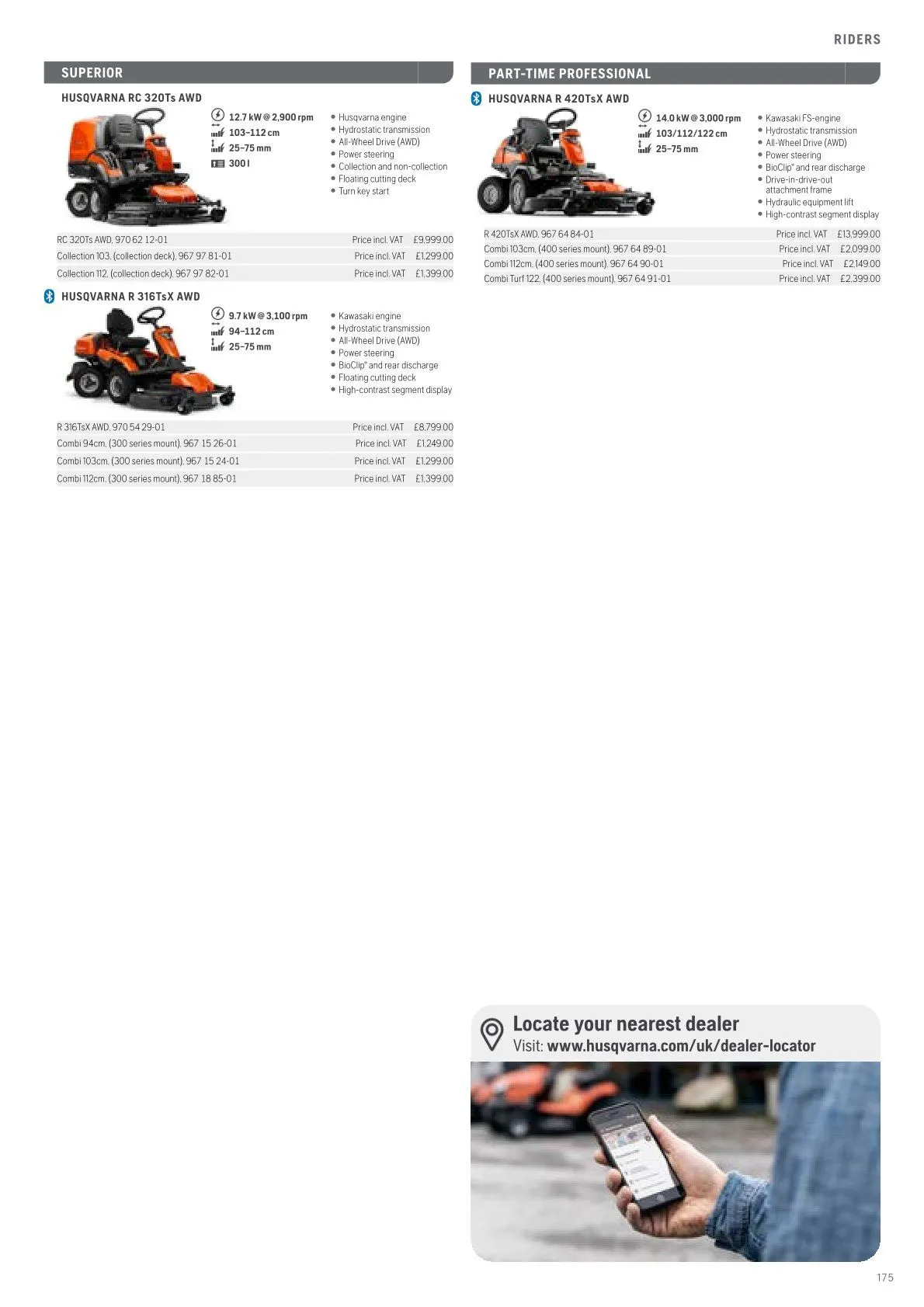 Husqvarna catalogues  von 13. Februar bis 28. Februar 2026 - Flugblätt seite  177