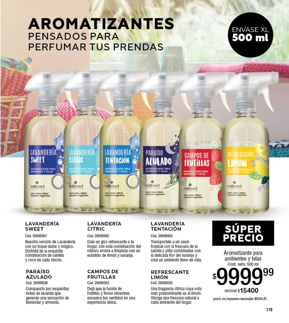 Ofertas de Catalogo Millanel 20 de octubre al 10 de noviembre 2025 - Página 179 del catálogo