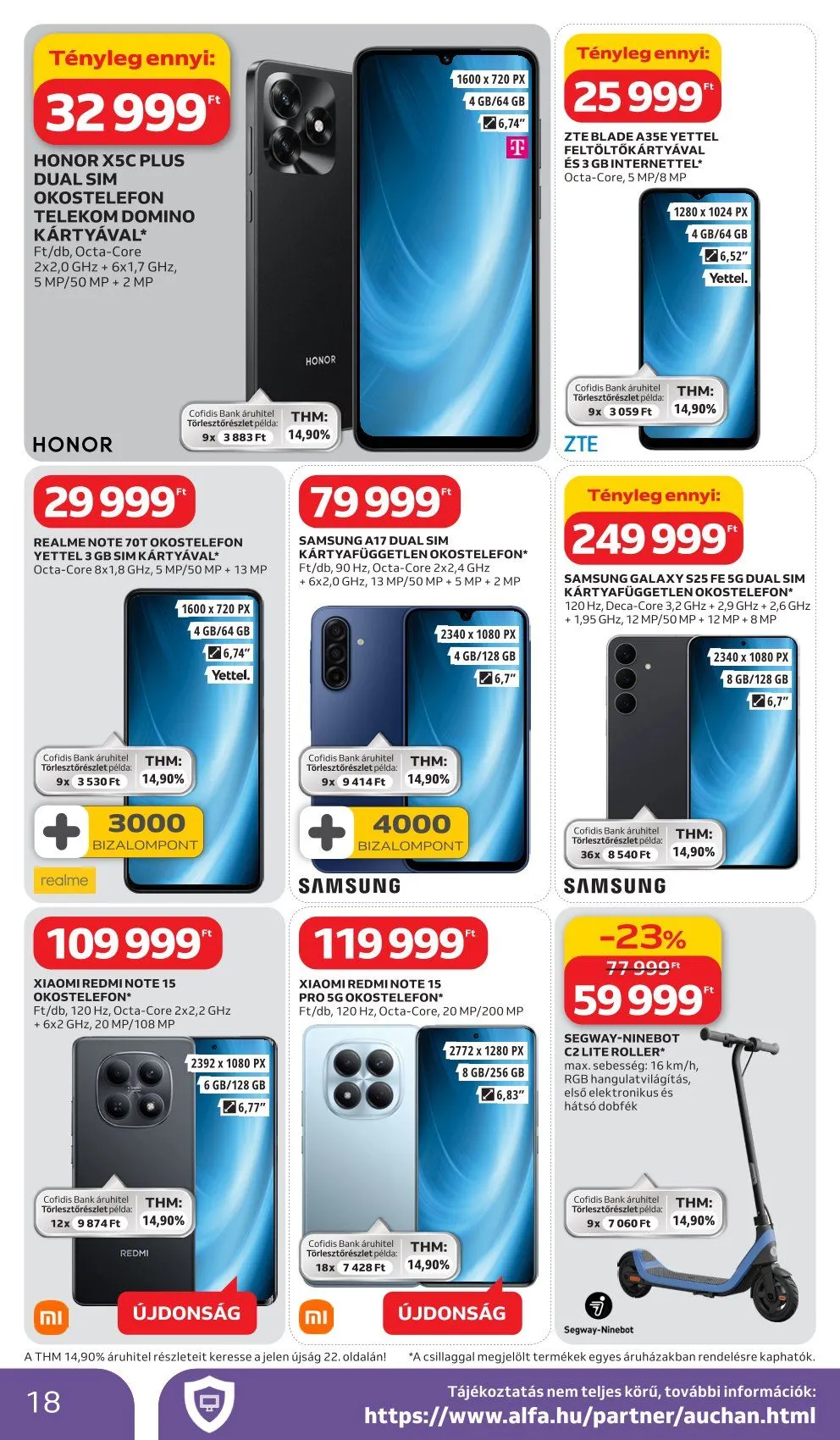 Katalógus Auchan legfrissebb ajánlatai március 5.-tól március 18.-ig 2026. - Oldal 18