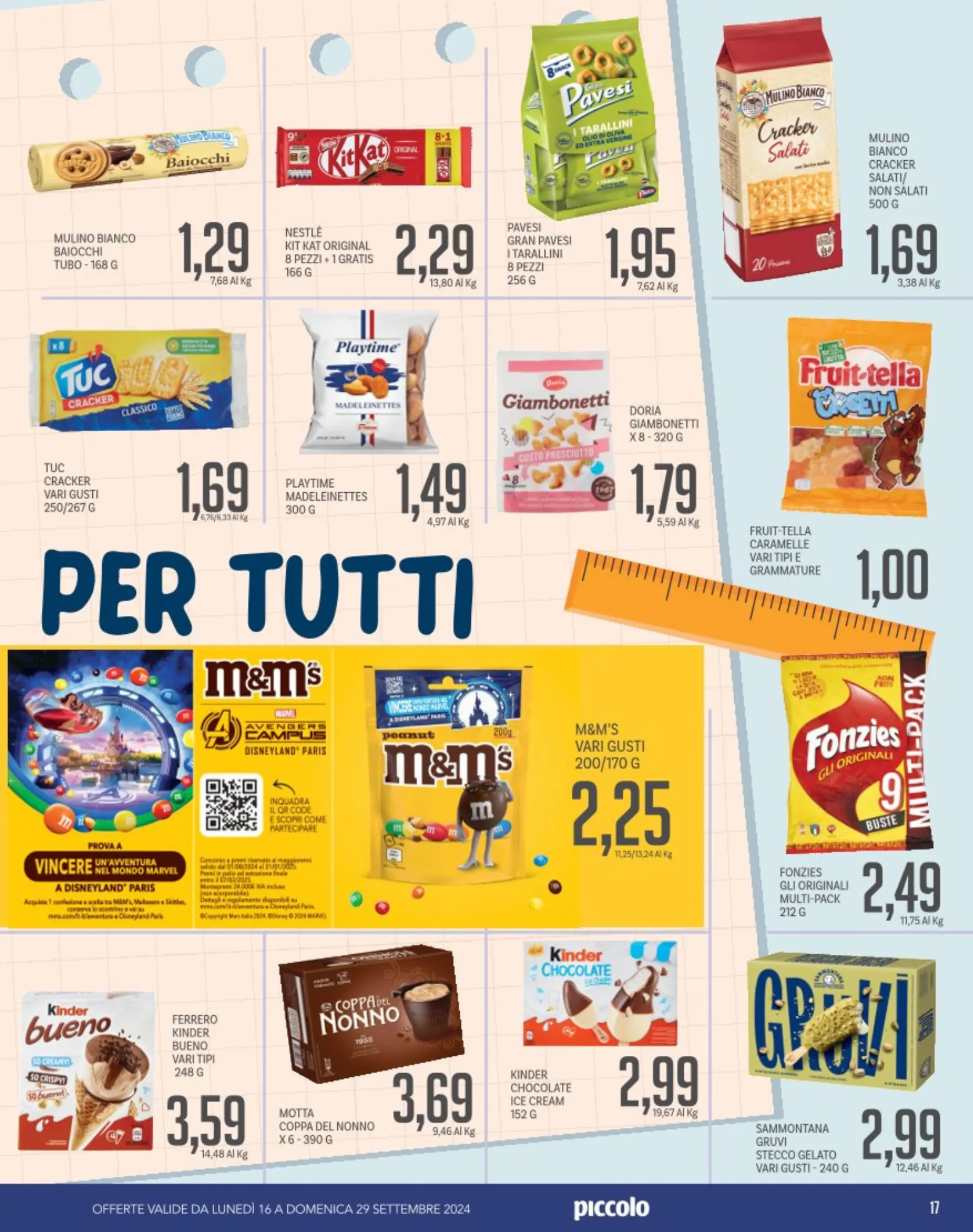Offerta speciale di Piccolo da 16 settembre a 29 settembre di 2024 - Pagina del volantino 17
