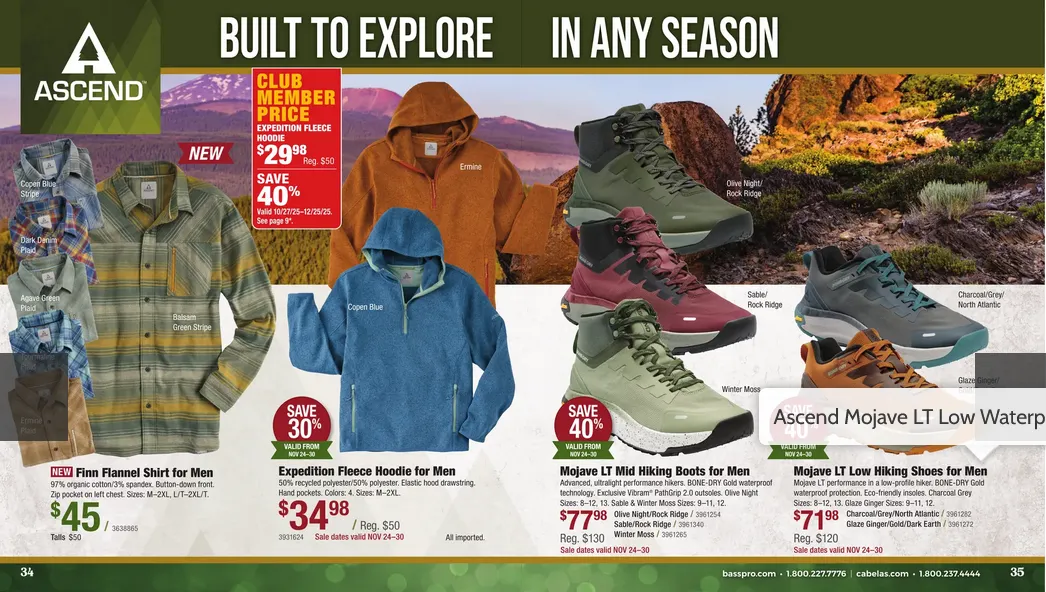 Cabelas Sales from December 1 to December 31 2025 - flyer page 18