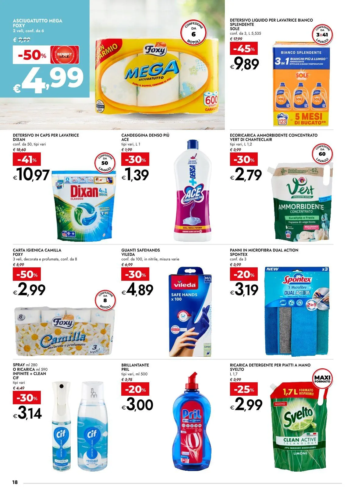 bennet Volantino da 7 aprile a 29 aprile di 2026 - Pagina del volantino 18