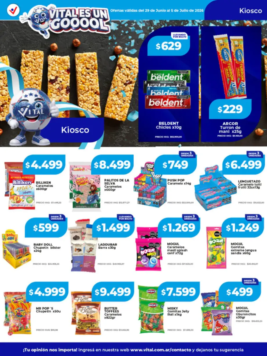 Ofertas de  Ofertas Vital 29 de junio al 5 de julio 2026 - Página 18 del catálogo