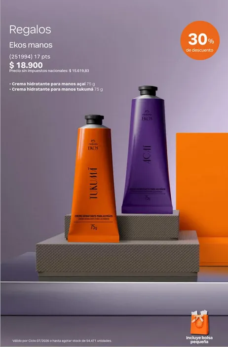 Ofertas de  Natura Ofertas 4 de mayo al 31 de mayo 2026 - Página 18 del catálogo