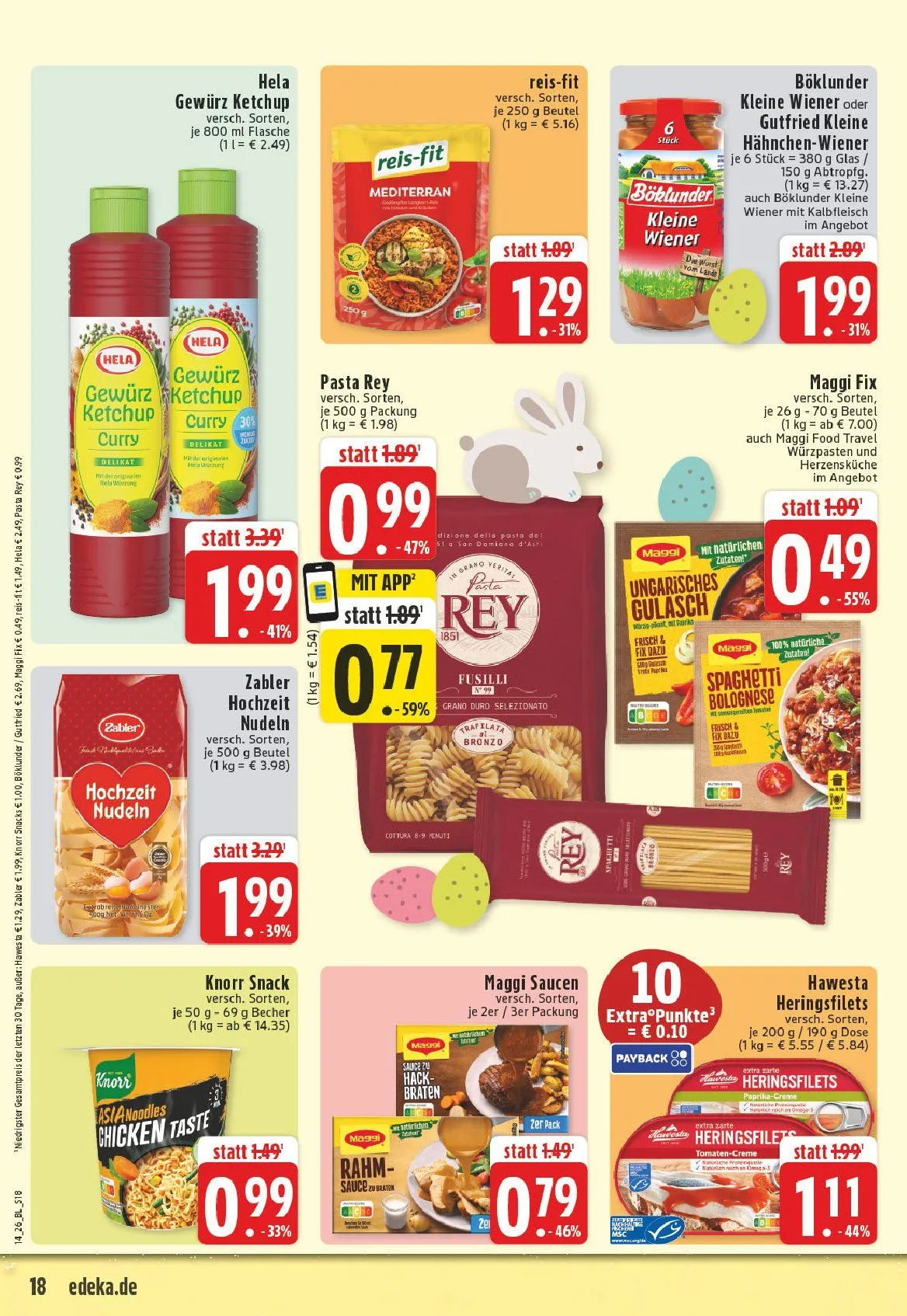 Edeka Angebote von 30. März bis 4. April 2026 - Prospekt seite 18
