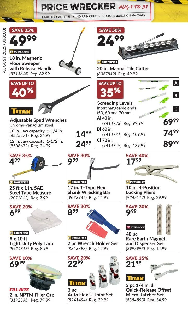 Flyer from August 1 to August 31 2025 - flyer page 18