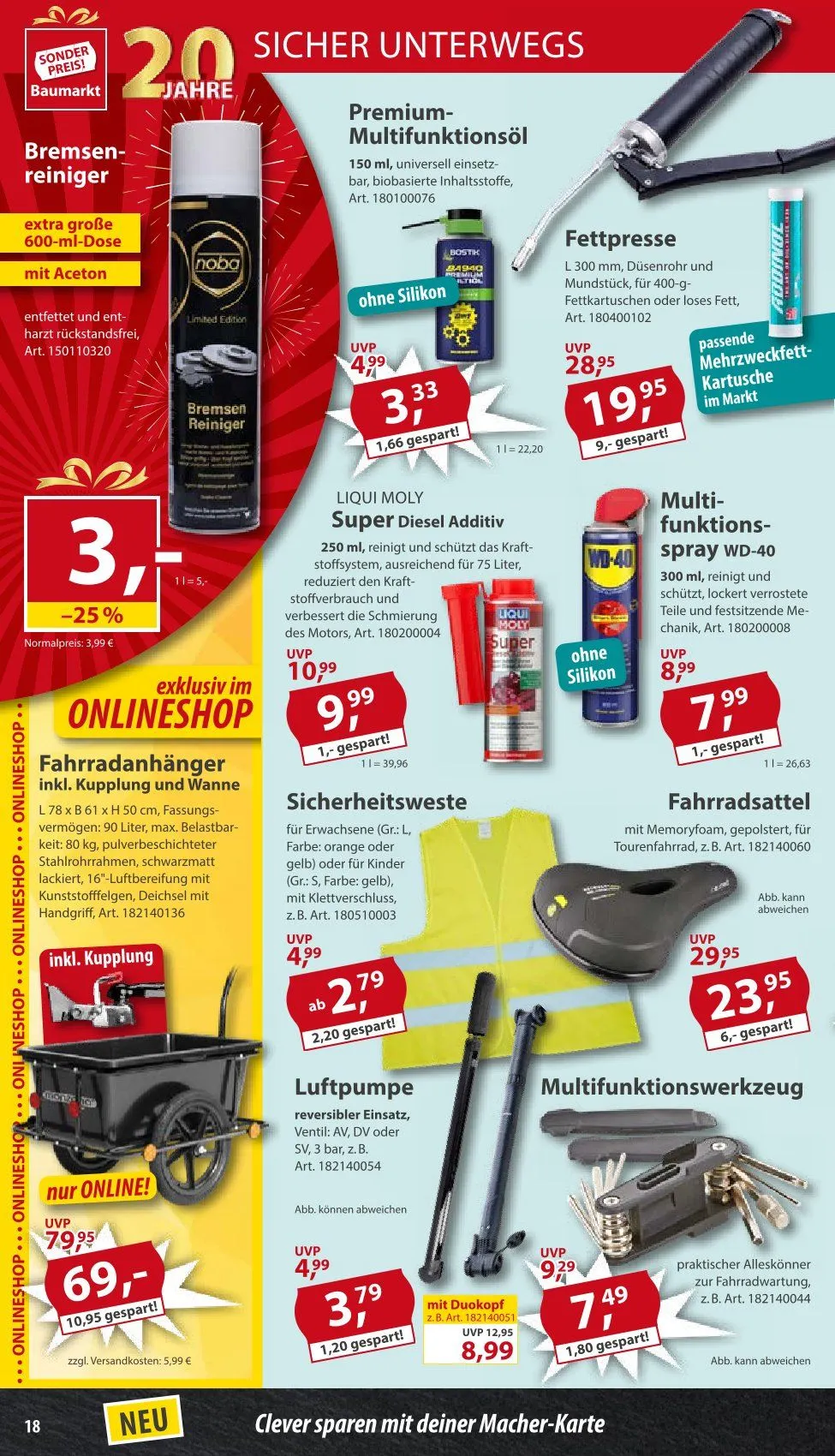 Sonderpreis-Baumarkt Prospekt von 26. April bis 2. Mai 2025 - Prospekt seite 18