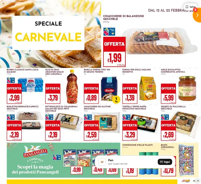  Volantini Pan da 12 febbraio a 22 febbraio di 2026 - Pagina del volantino 18