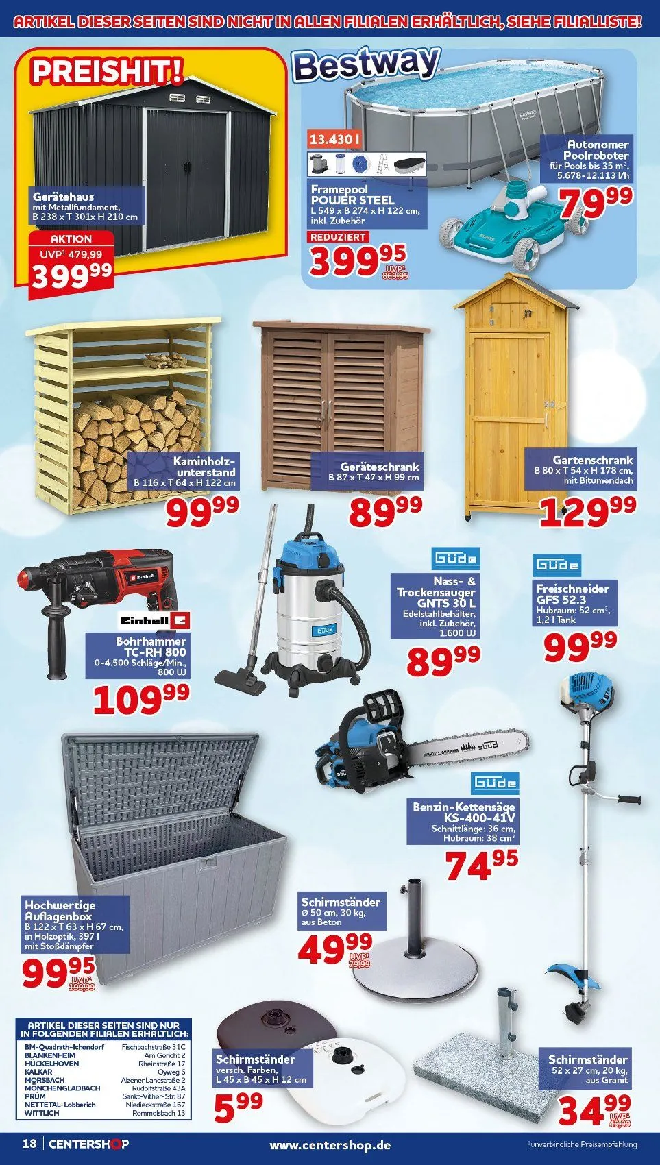 CENTERSHOP Prospekte von 13. Juli bis 18. Juli 2026 - Prospekt seite 18