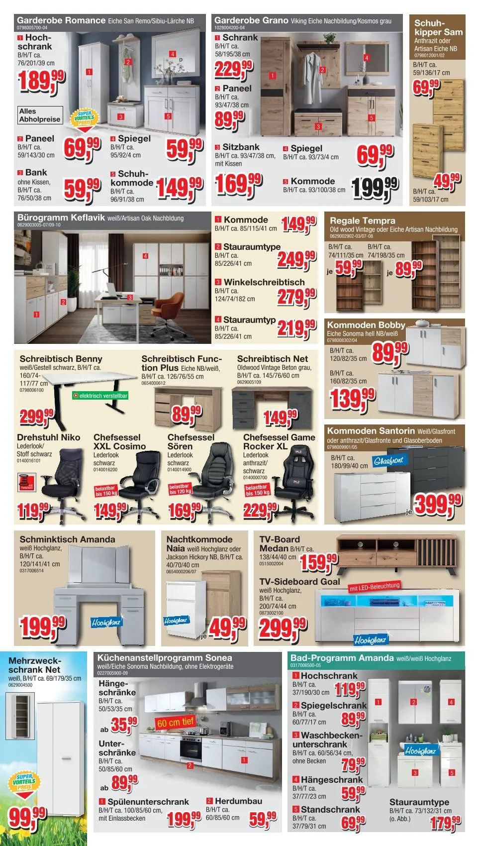 Möbelfundgrube Angebote von 3. April bis 16. April 2025 - Prospekt seite 18
