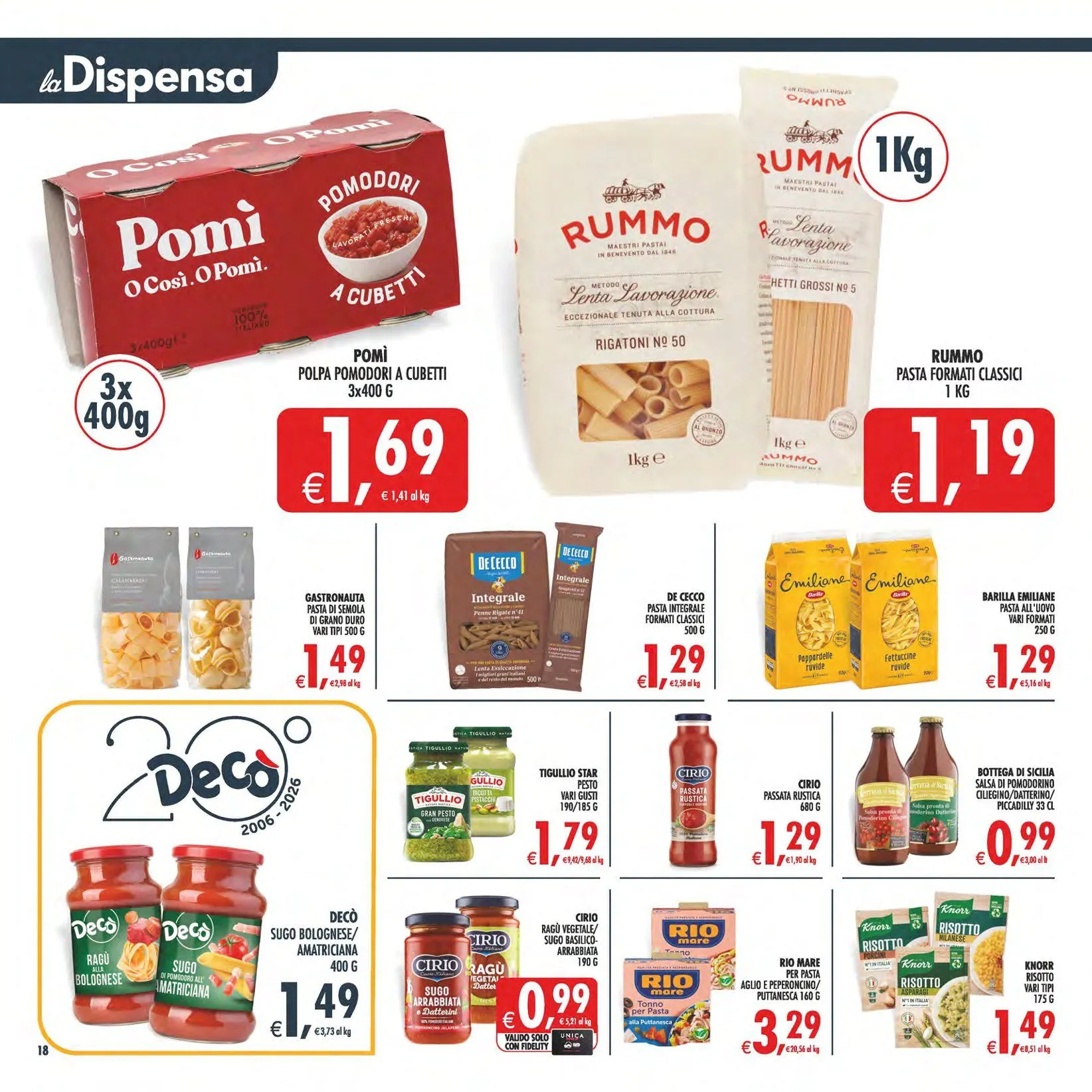 Volantini Deco Supermercati da 7 aprile a 16 aprile di 2026 - Pagina del volantino 18