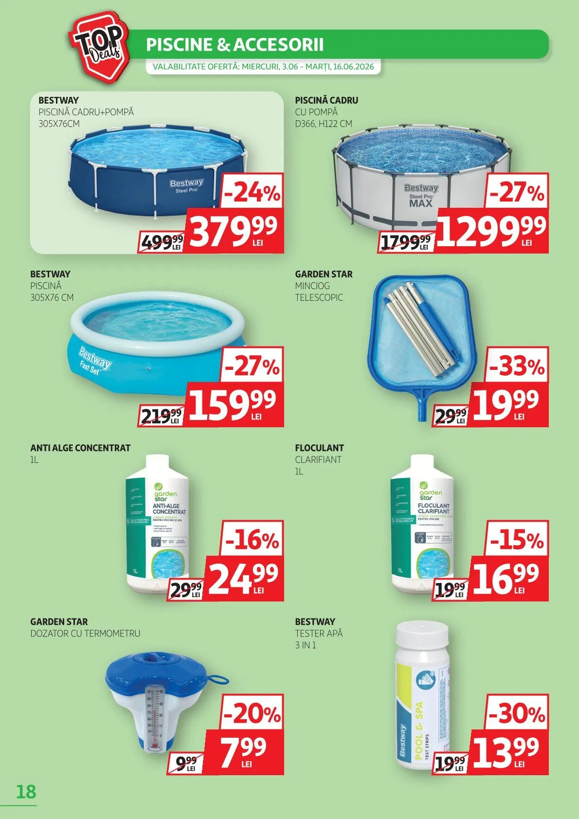 Catalog Auchan  de la 3 iunie până la 16 iunie 2026 - Revista Pagina 18