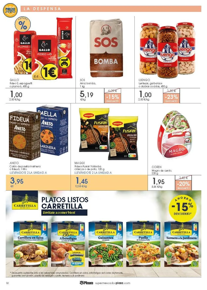 Catálogo de Supermercados Plaza Ofertas 29 de mayo al 11 de junio 2025 - Página 18