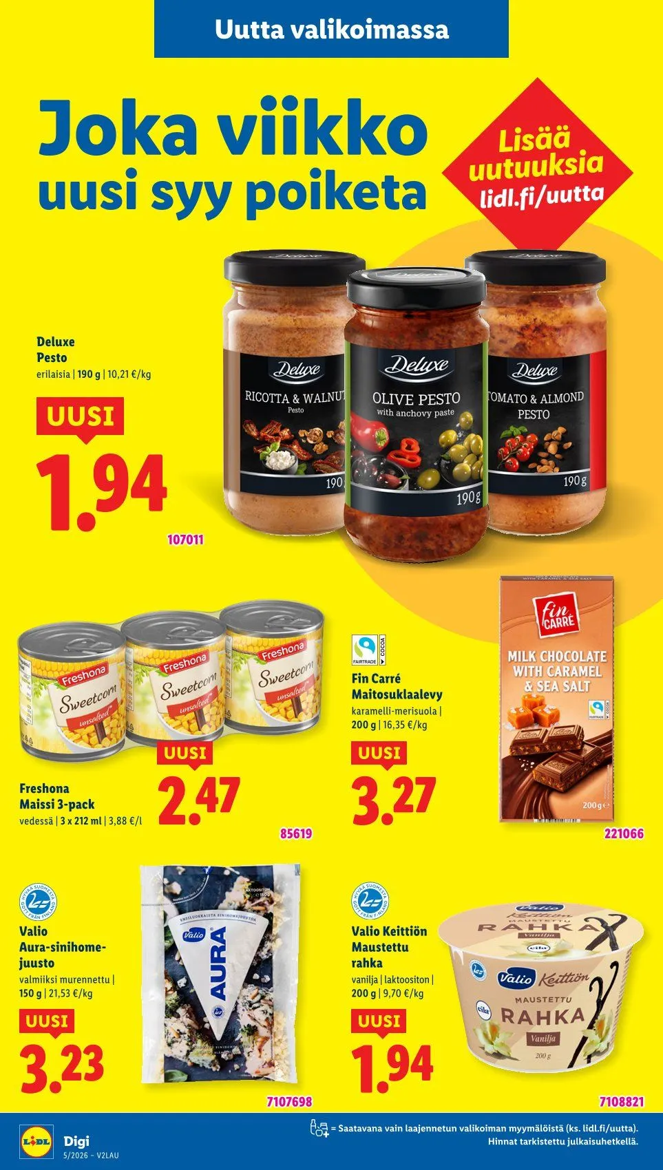 Kaupan Lidl uusimmat tarjoukset voimassa alkaen 29. tammikuuta - 1. helmikuuta 2026 - Tarjouslehti sivu 18