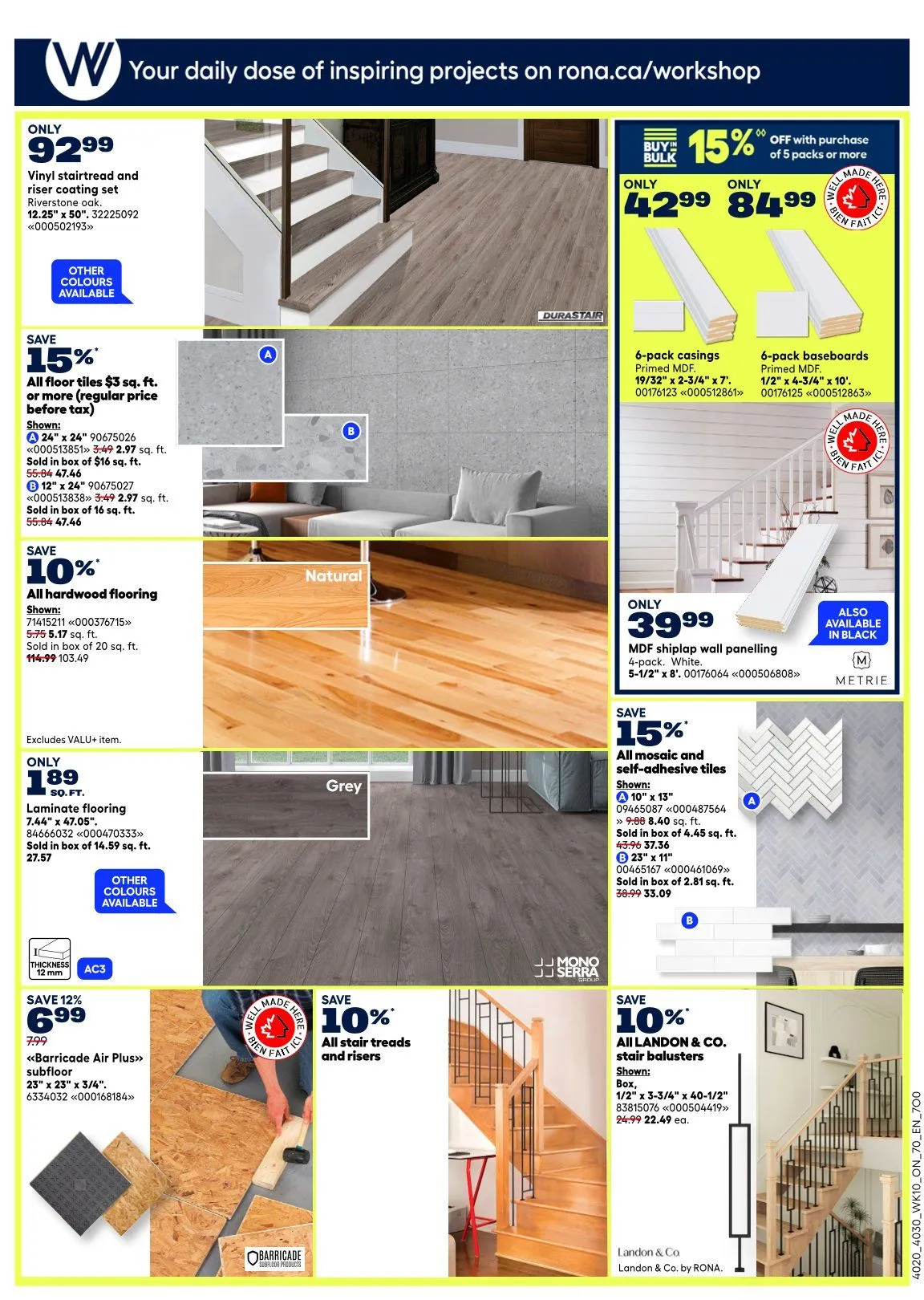 RONA Sales from April 3 to April 8 2026 - flyer page 18