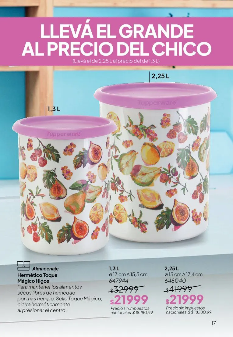 Ofertas de  Ofertas Tupperware  9 de junio al 30 de junio 2026 - Página 17 del catálogo