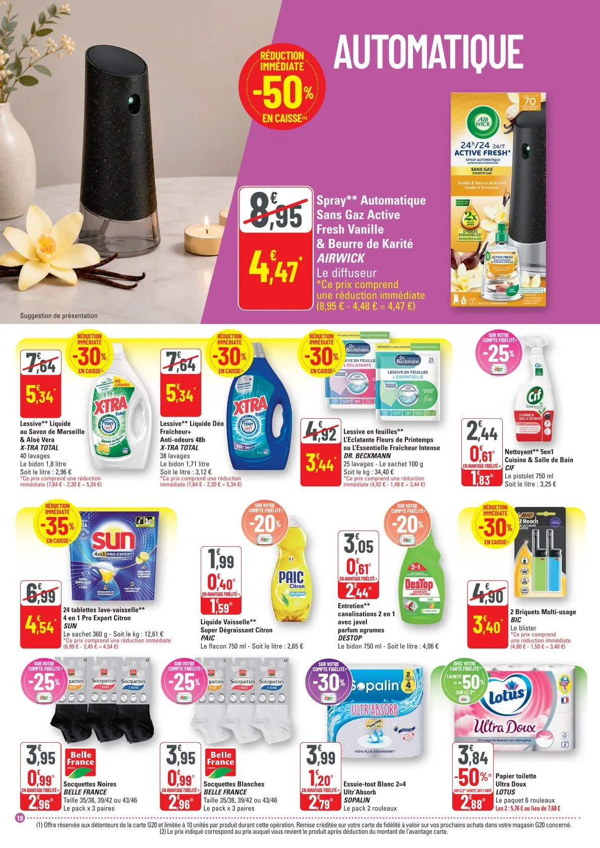 G20 Supermarchés Catalogue du 17 juin au 28 juin 2026 - Catalogue page 18